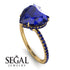 Heart Shape Sapphire Ring - Noelle No. 73